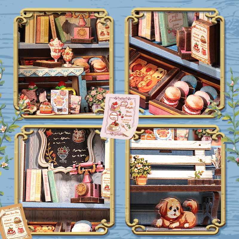 Book Nook DIY-kit: Söta Marie