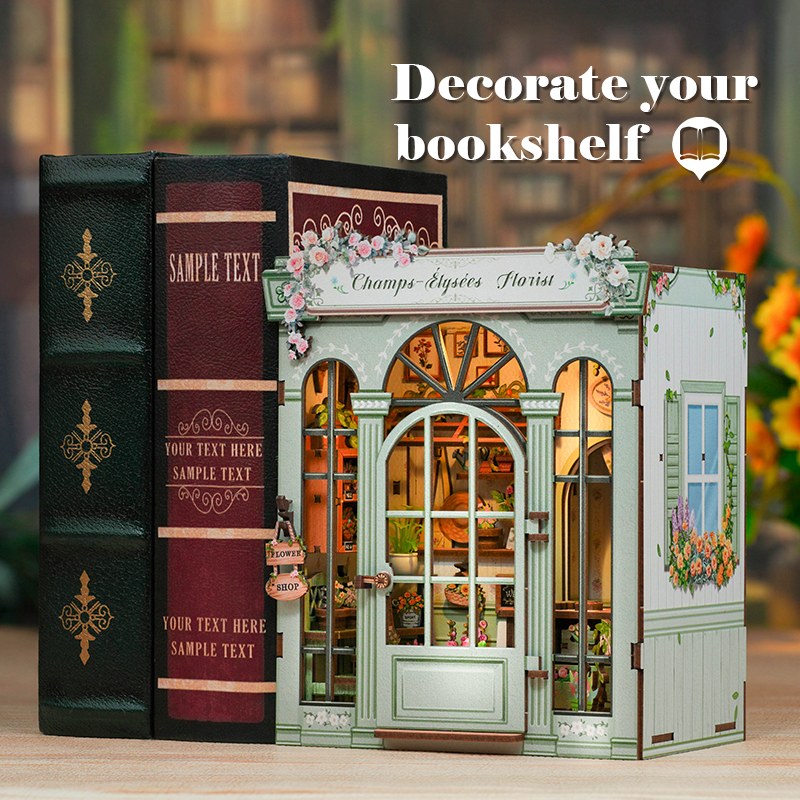 Book Nook DIY Kit: Blomsterhandeln i Paris - The Warm Workshop