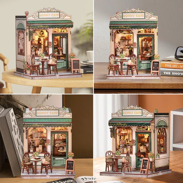 Book Nook DIY - kit: Soligt Café - The Warm Workshop