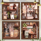 Book Nook DIY - kit: Soligt Café - The Warm Workshop