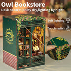 Book Nook DIY Kit: Ugglans Bokhandel - The Warm Workshop