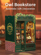 Book Nook DIY Kit: Ugglans Bokhandel - The Warm Workshop