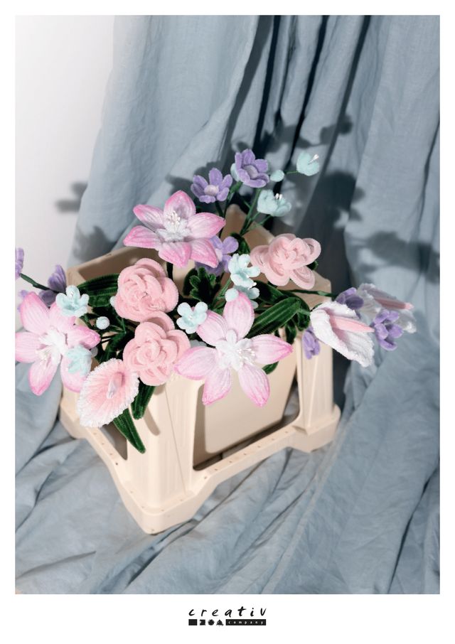 DIY Kit – Blommor av piprensare - The Warm Workshop