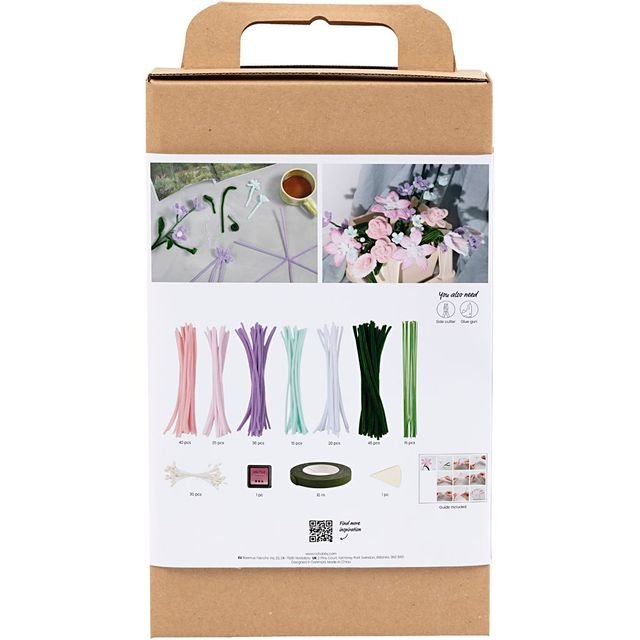 DIY Kit – Blommor av piprensare - The Warm Workshop