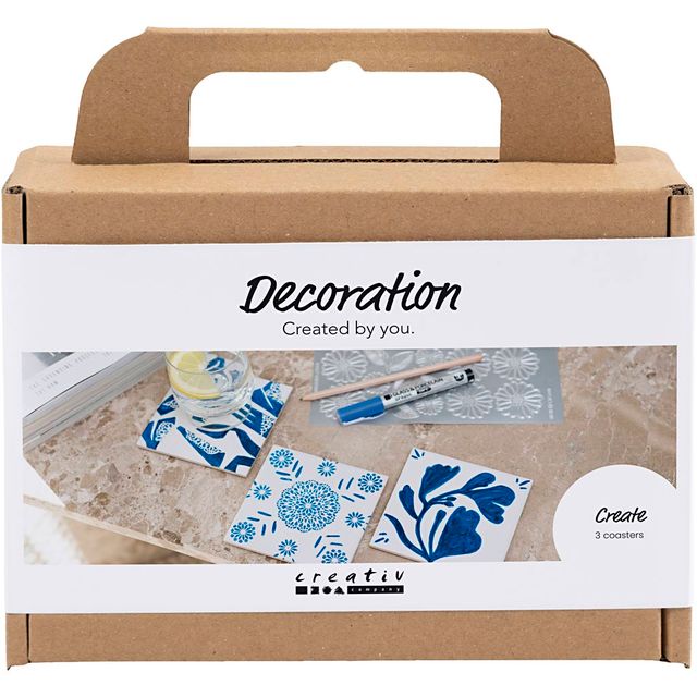 DIY Kit – Dekorera porslinsunderlägg - The Warm Workshop