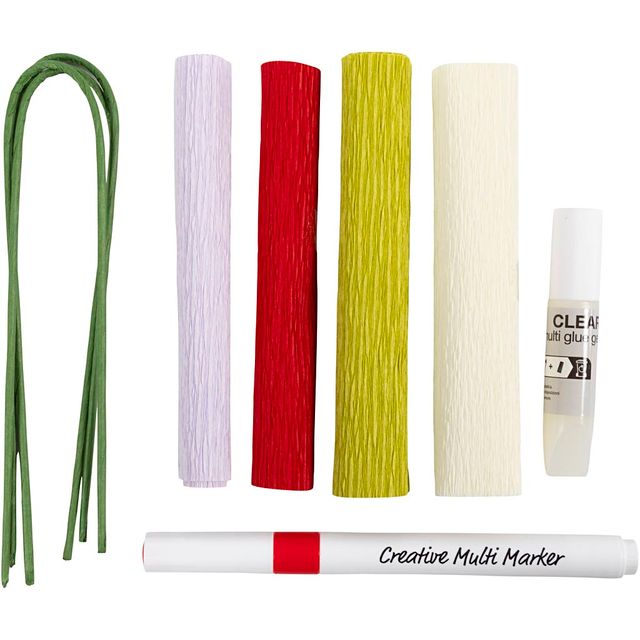 DIY Kit – Kräppblommor Sommar - The Warm Workshop