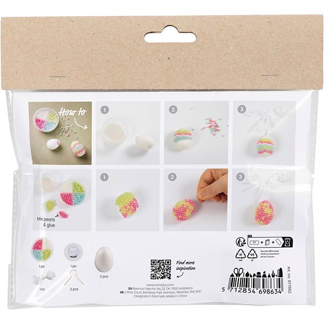 DIY Kit – Pärlade påskägg - The Warm Workshop