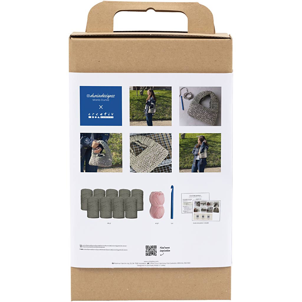 DIY Kit Virkning: Handväska - The Warm Workshop