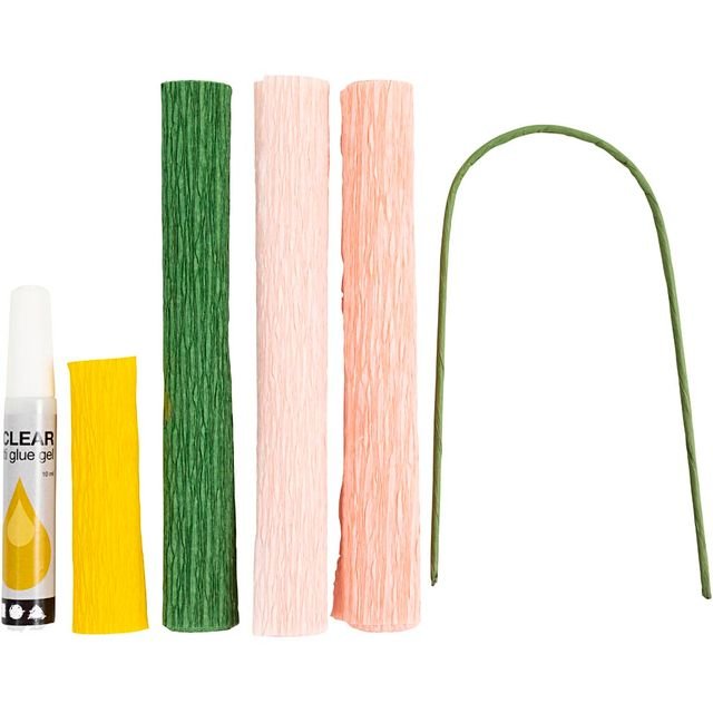 Mini DIY Kit – Kräppblommor Vår - The Warm Workshop
