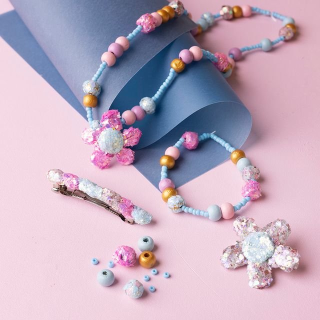 Mini DIY Kit – Smycken & glitterlera - The Warm Workshop