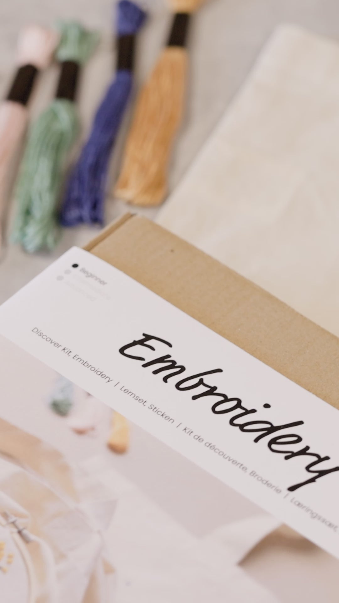 Home DIY Kit – Embroidery