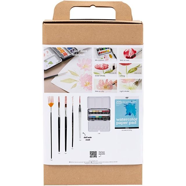 Start DIY Kit – Akvarell - The Warm Workshop